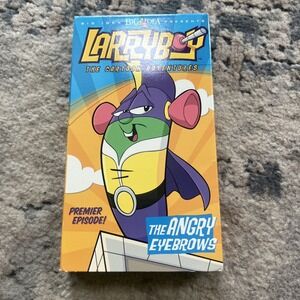 Larryboy The Cartoon Adventures - The Angry Eyebrows Premier (VHS Big Idea 2002)